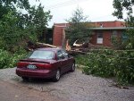 Gabi was very lucky.  Hers was the only car in the lot.