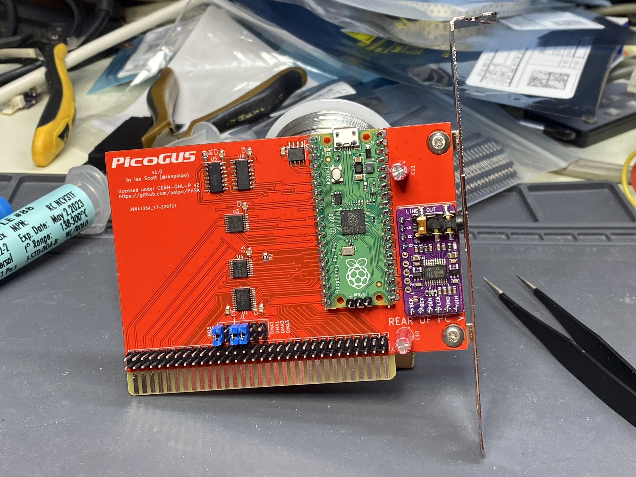 PicoGUS v1 board
